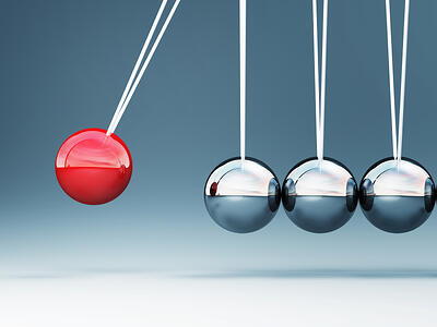 Pendulum_Newton_Cradle_Red_Spheres_String_ Pendulum_Newton_Cradle_Red_Spheres_String_