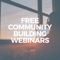 2020 Free Community Building Webinars Square
