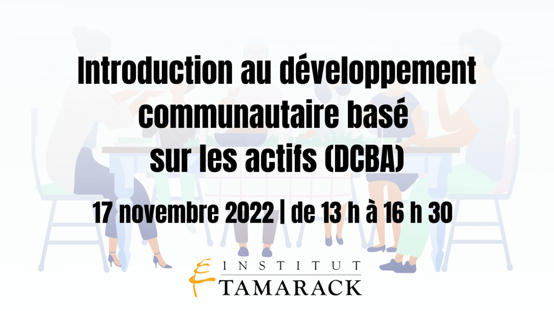 Introduction au développement communautaire basé sur les actifs (DCBA)