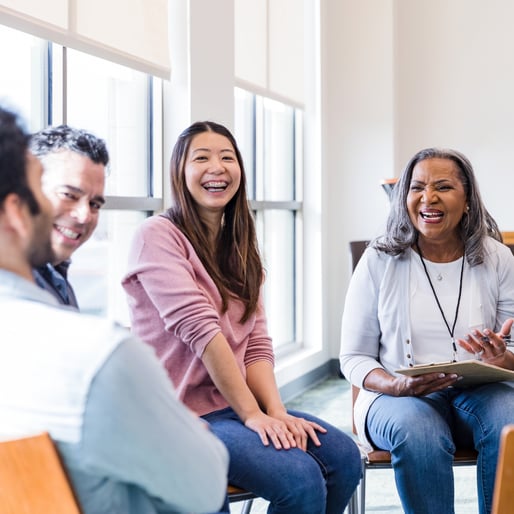 Diverse Advisors Talking Together