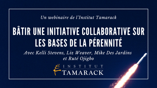 Bâtir une initiative collaborative sur les bases de la pérennité