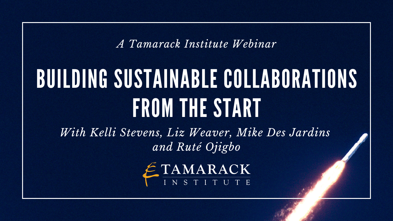 Building Sustainable Collaborations webinar promo image