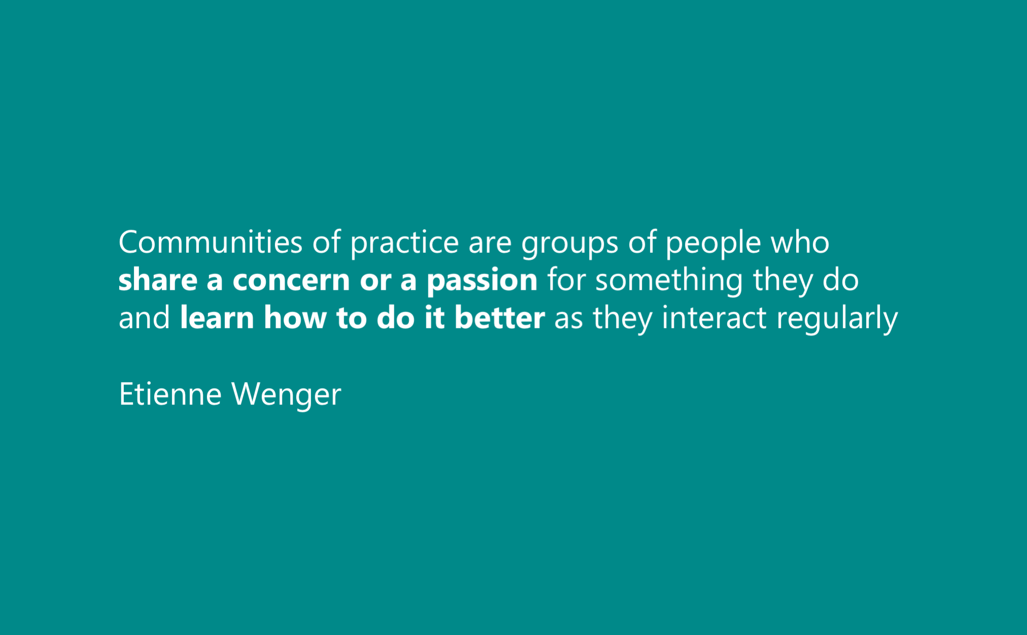 Building Virtual Communities of Practice 53