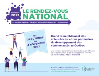Le rendez-vous national du Collectif des partenaires en développement des communautés