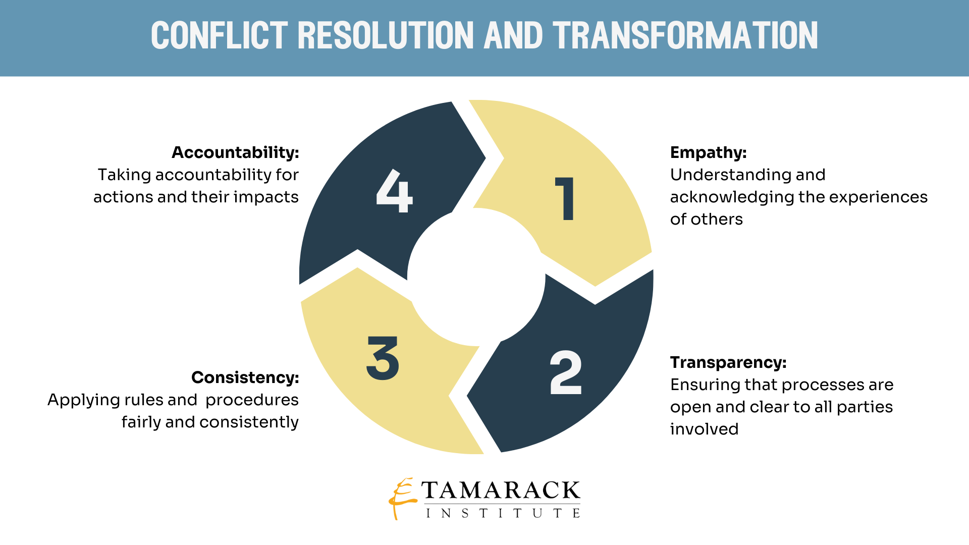 Conflict resolution and transformation