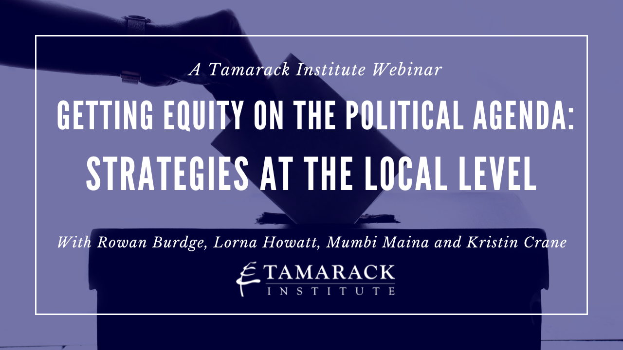 Getting Equity on the Political Agenda: Strategies at the Local Level
