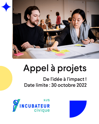 L’appel à projets de l’Incubateur civique est lancé!