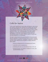 The National Inquiry into the Missing and Murdered Indigenous Women and Girls' Calls for Justice