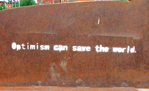 Optimism can save the world