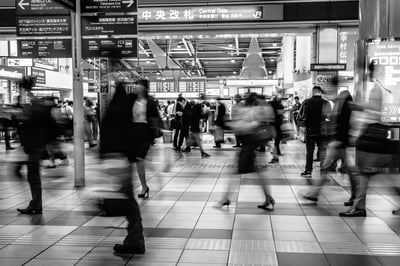 People walking