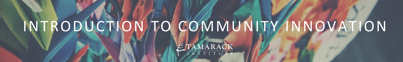 2019 Introduction to Community innovation Banner 1