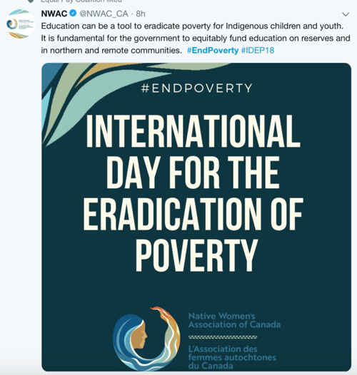 EndPoverty Tweet 7