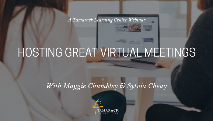 Webinar Hosting Great Virtual Meetings