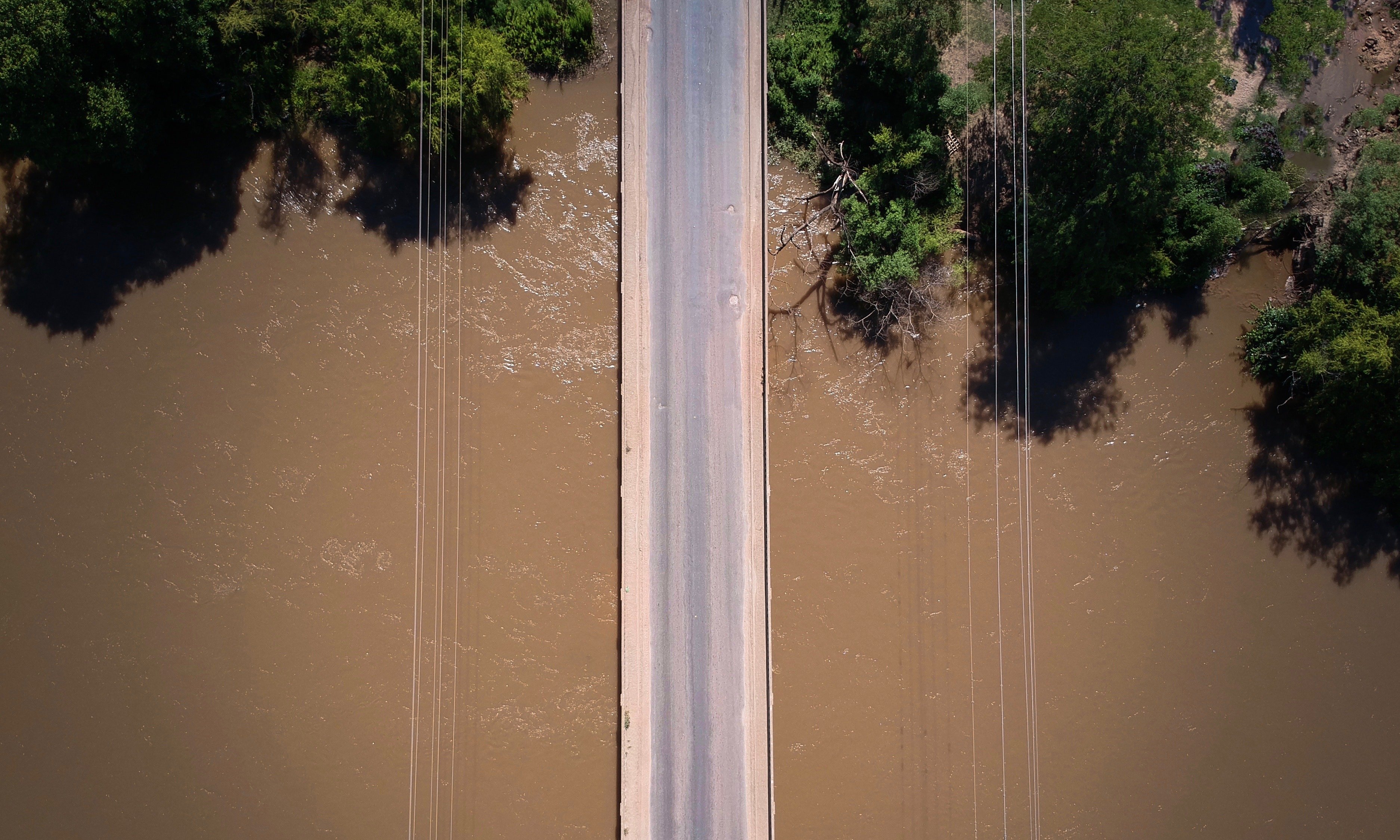 highway on a lake