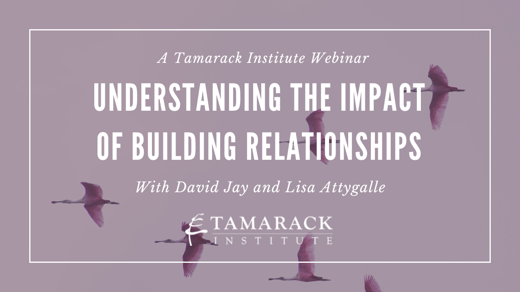 Webinar: Understanding the Impact of Building Relationships
