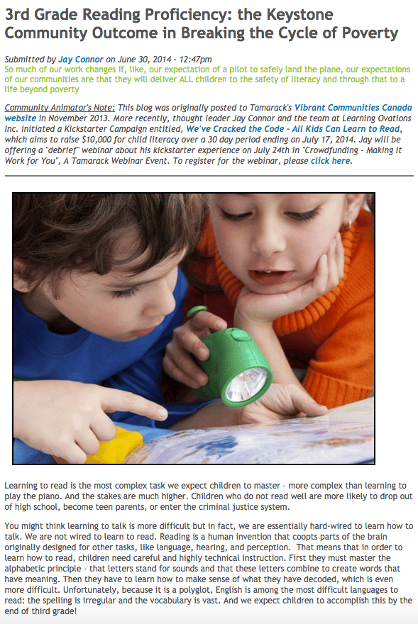 CASE STUDY | 3rd Grade Reading Proficiency: the Keystone Community ...
