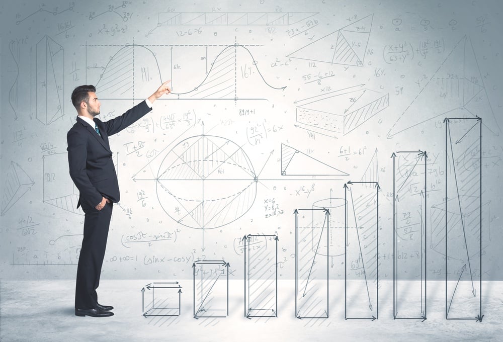 Business man climbing up on hand drawn graphs concept on background.jpeg