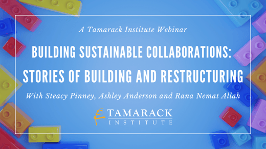 Webinar recording: Building Sustainable Collaborations: Stories of Building and Restructuring