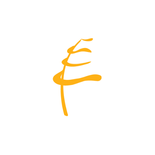 Tamarack tree - on white square background