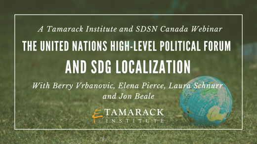 UN HLPF webinar promo image