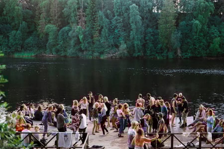 people gathering