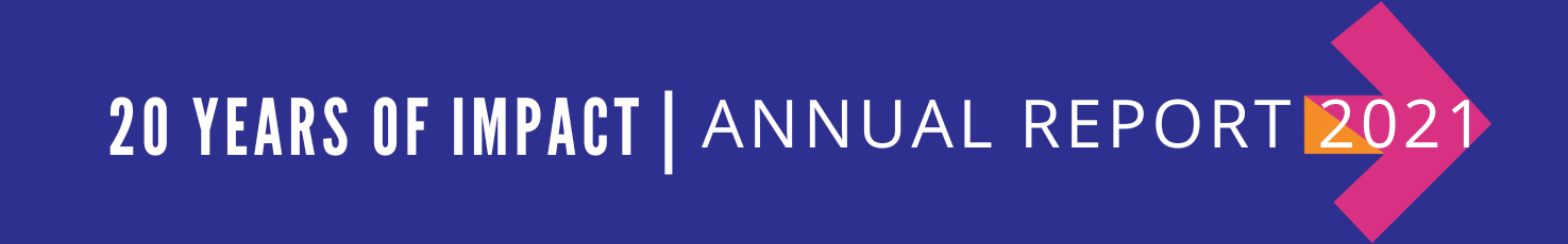 2021 Tamarack Institute Annual Report Banner