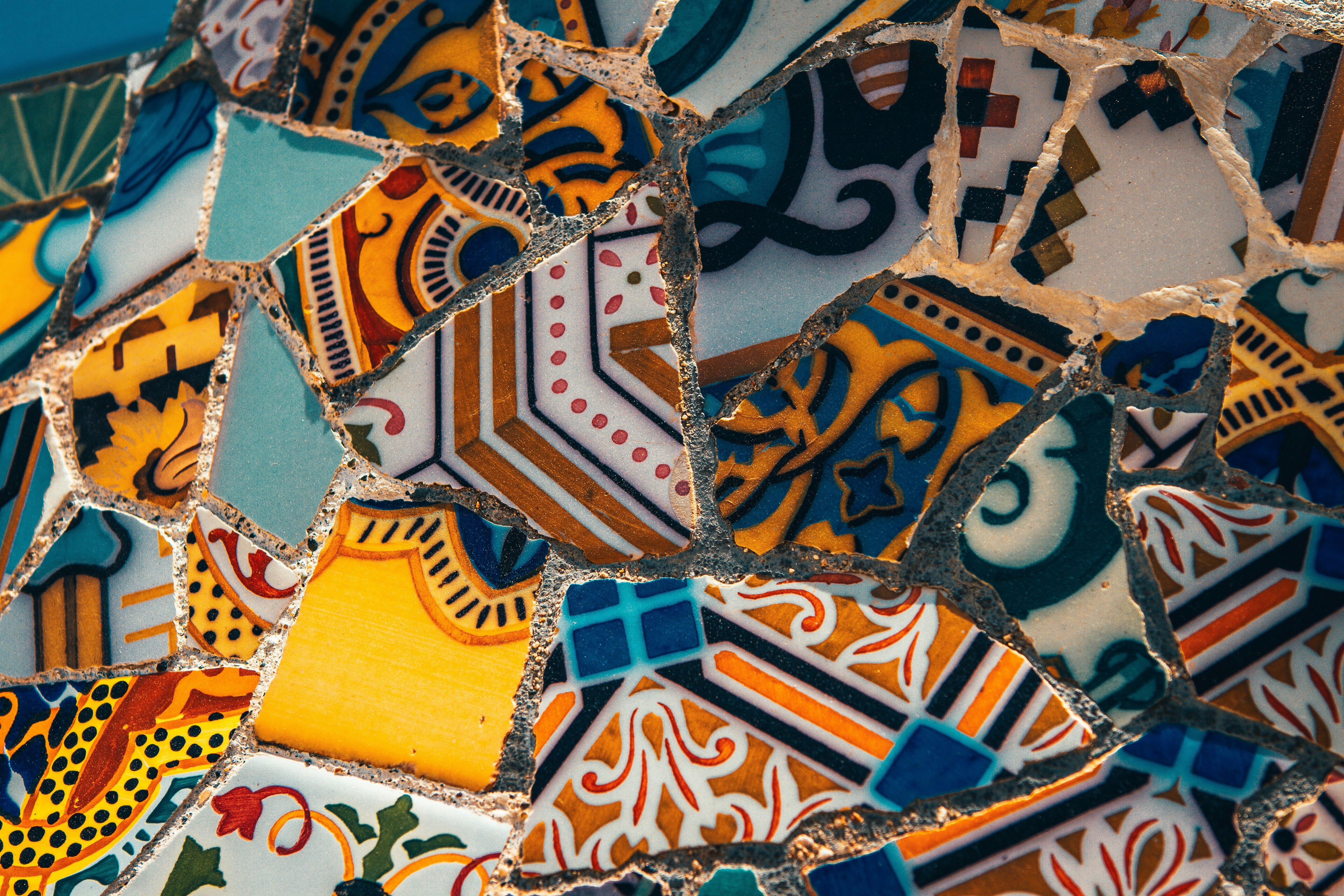 Colourful mosaic