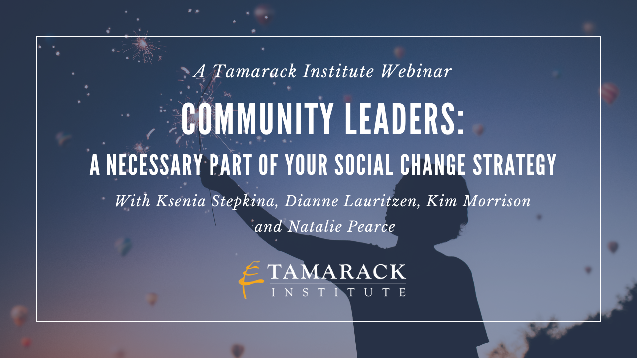 Community Leaders: A Necessary Part of Your Social Change Strategy 