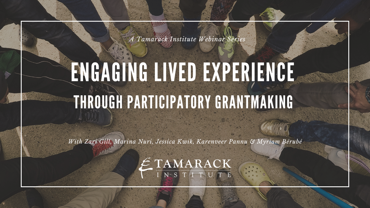WEBINAR | Centering Lived Experience Through Participatory Grantmaking
