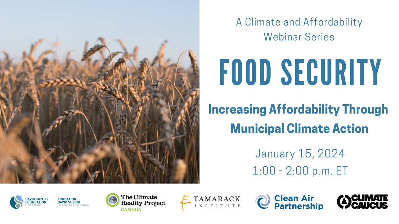 Increasing Affordability Through Municipal Climate Action - FOOD SECURITY