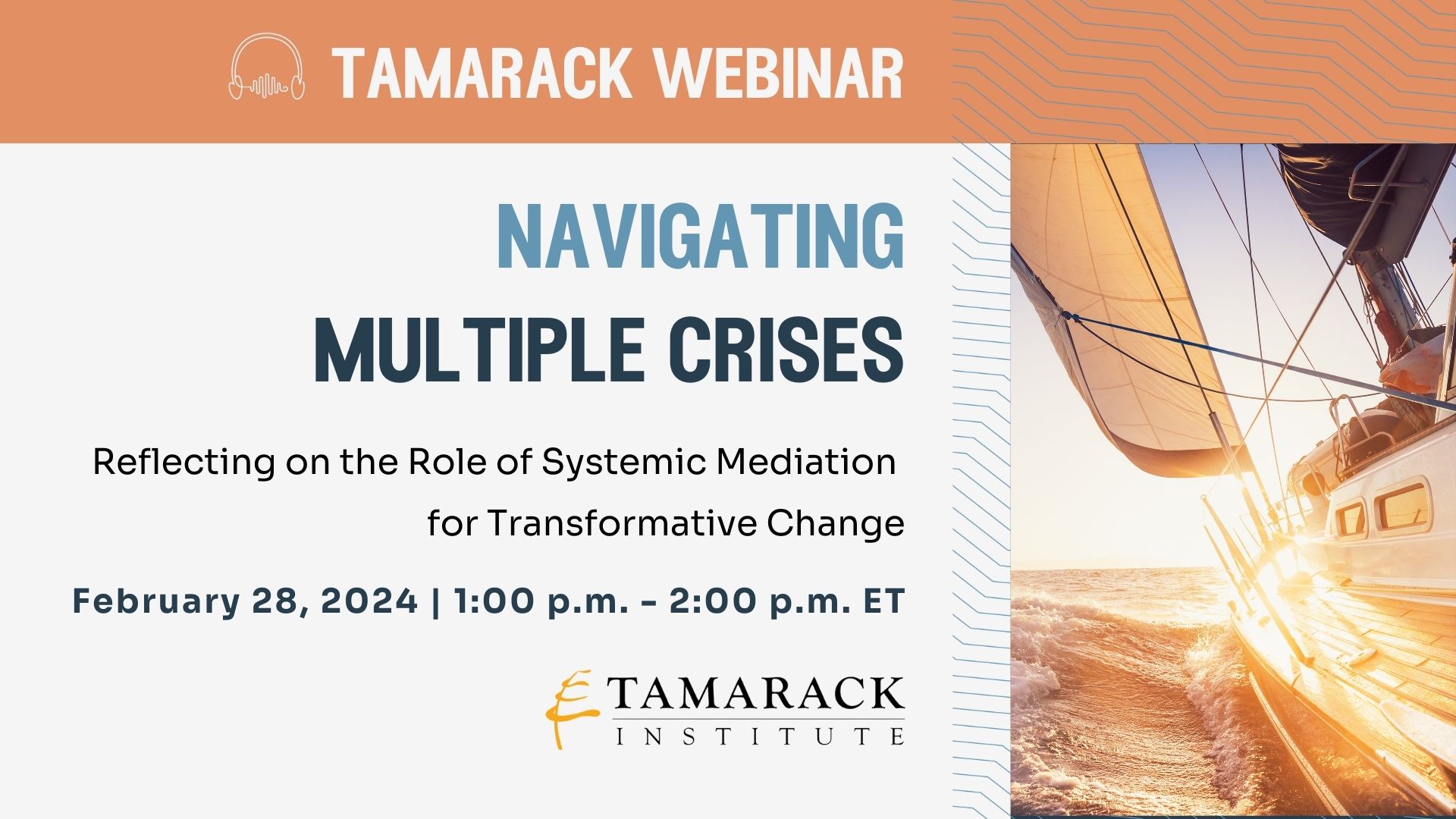 WEBINAR | Navigating Multiple Crises: Reflecting on the Role of Systemic Mediation for Transformative Change