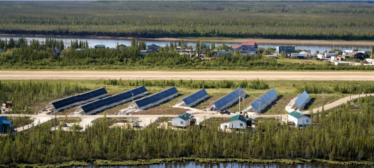 Old Crow Solar Array in Old Crow