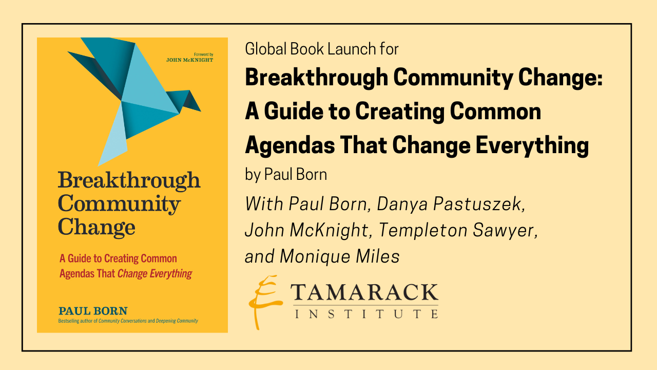 WEBINAR | Global Book Launch for Breakthrough Community Change