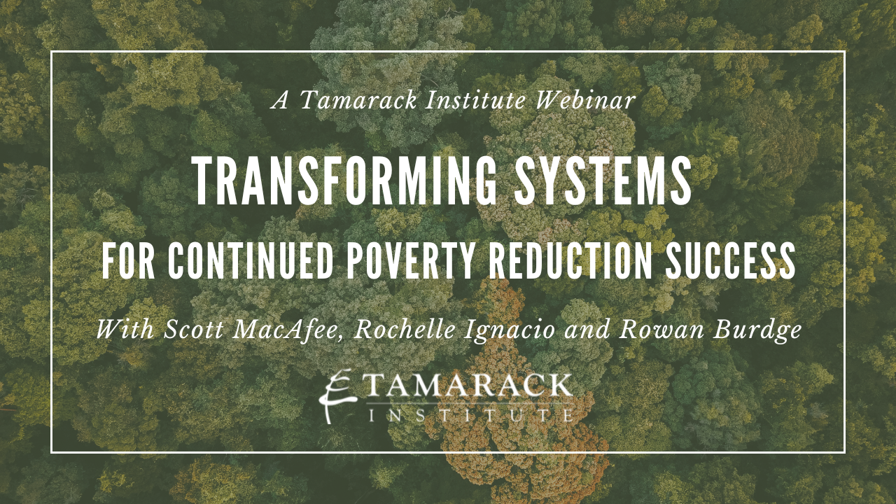 Transforming Systems for Continued Poverty Reduction Success