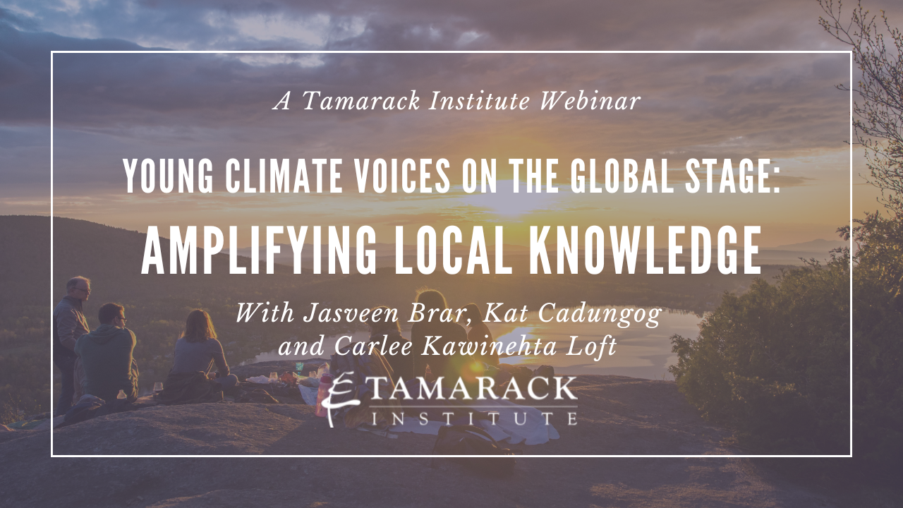 WEBINAR | Young Climate Voices on the Global Stage: Amplifying Local Knowledge